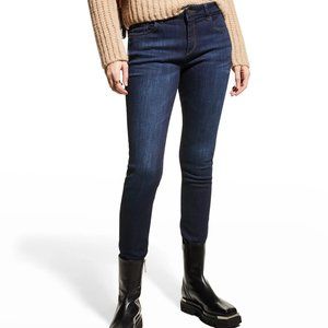 DL1961 Emma Skinny Low Rise Instasculpt Dark Blue Designer Jeans